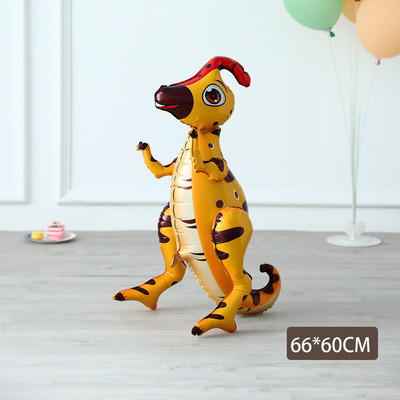 1 kom. Veliki 4D sastavljeni baloni od folije hodajućih dinosaura Jurski svijet Životinje iz džungle Rođendanski ukrasi za dječje zabave Dječačka igračka