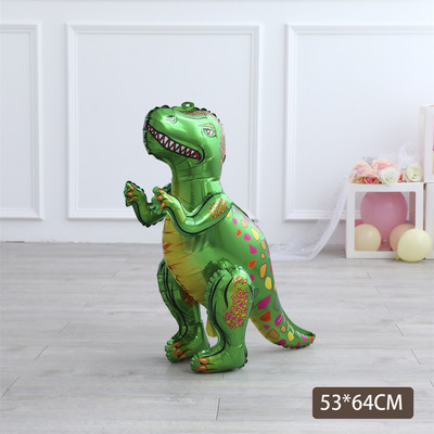 1 kom. Veliki 4D sastavljeni baloni od folije hodajućih dinosaura Jurski svijet Životinje iz džungle Rođendanski ukrasi za dječje zabave Dječačka igračka