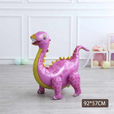 1 kom. Veliki 4D sastavljeni baloni od folije hodajućih dinosaura Jurski svijet Životinje iz džungle Rođendanski ukrasi za dječje zabave Dječačka igračka