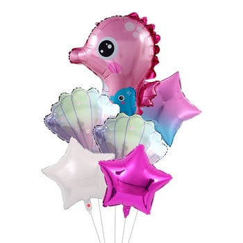 6 τμχ Under Sea Ocean World Balloons Animal Jellyfish Octopus Sea Party Theme Παιδικό πάρτι γενεθλίων Διακόσμηση για ντους μωρού