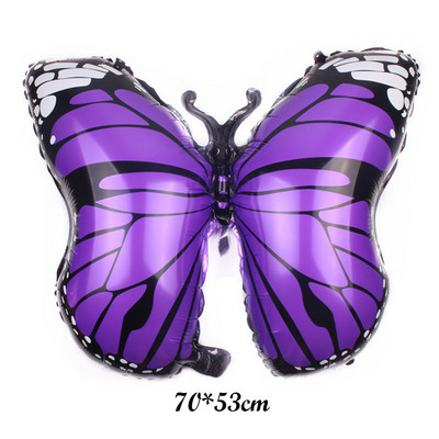 1 tk värviline liblikas alumiiniumkile õhupall Palju õnne sünnipäevaks ühe aasta vanused peokaunistused vabas õhus