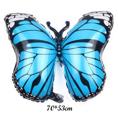 1 tk värviline liblikas alumiiniumkile õhupall Palju õnne sünnipäevaks ühe aasta vanused peokaunistused vabas õhus