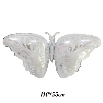 1 tk värviline liblikas alumiiniumkile õhupall Palju õnne sünnipäevaks ühe aasta vanused peokaunistused vabas õhus