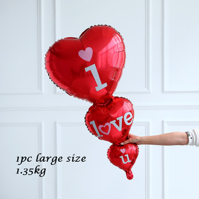 Sarkana sirds romantiska Priecīgu Valentīna dienu es tevi mīlu spāņu Te Amo folija balons kāzu gadadiena piedāvājums vienošanās dekors