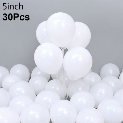 5/10/12/18/24/36 hüvelykes matt tiszta fehér léggömb nagy latex ballon dekoráció születésnapi esküvői parti dekorációhoz babazuhany kellékek