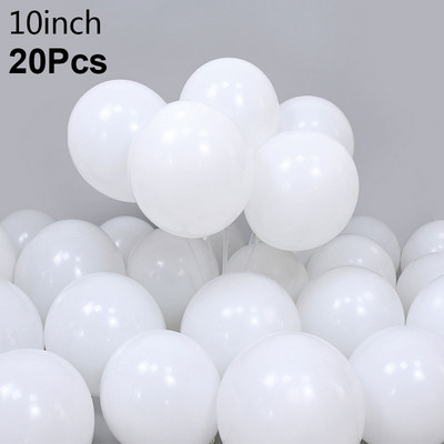 5/10/12/18/24/36 hüvelykes matt tiszta fehér léggömb nagy latex ballon dekoráció születésnapi esküvői parti dekorációhoz babazuhany kellékek