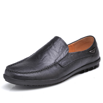 Мъжки обувки от  кожа Луксозна марка Мъжки ежедневни обувки Ръчно изработени мъжки мокасини Мокасини Дишащи обувки за шофиране Zapatos Hombre