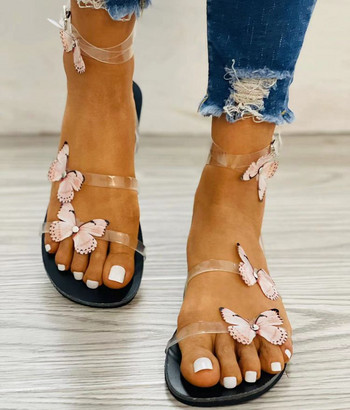 2022 νέα καλοκαιρινά γυναικεία παπούτσια γυναικεία σανδάλια λευκά λουλούδια φλατ σανδάλια γυναικεία μποέμ casual παπούτσια παραλίας γυναίκες
