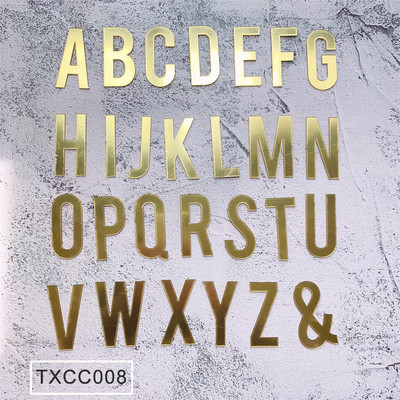 Zelta spoguļa akrila kūkas dekorācija Daudz laimes dzimšanas dienā Lielo angļu burtu komplekts Kāzu ballītes kūkas virsmaizīte cupcake ieliktnis karodziņš