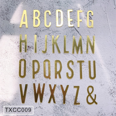 Zelta spoguļa akrila kūkas dekorācija Daudz laimes dzimšanas dienā Lielo angļu burtu komplekts Kāzu ballītes kūkas virsmaizīte cupcake ieliktnis karodziņš