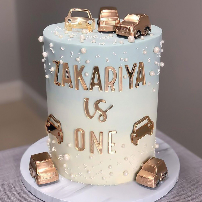 Zelta spoguļa akrila kūkas dekorācija Daudz laimes dzimšanas dienā Lielo angļu burtu komplekts Kāzu ballītes kūkas virsmaizīte cupcake ieliktnis karodziņš