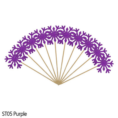 20/50 buc Topper pentru tort cu fulgi de nea pentru fetiță, pentru aniversarea de Crăciun, pentru cupcake, pentru baby shower, petrecere de nuntă, accesorii decor pentru prăjituri cu sclipici