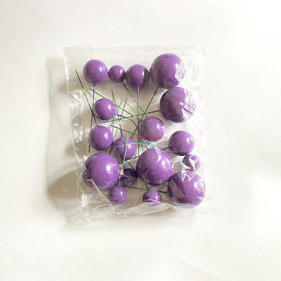 20 DB tortafestő golyóskészlet, 2-4 cm-es gömbök, barkácsolj születésnapi tortadíszítést esküvői csillogó labdákhoz