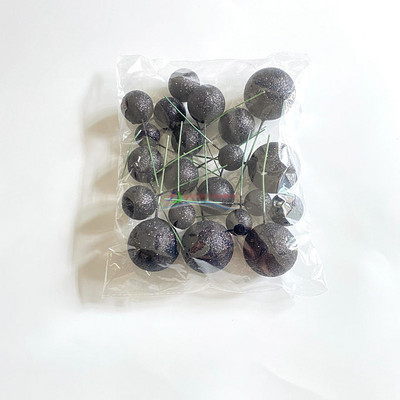 20 DB tortafestő golyóskészlet, 2-4 cm-es gömbök, barkácsolj születésnapi tortadíszítést esküvői csillogó labdákhoz