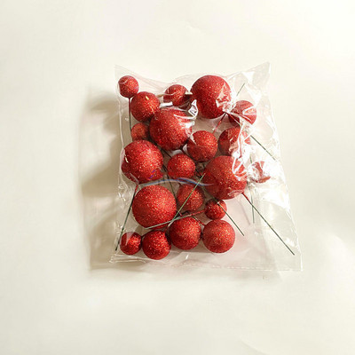 20 DB tortafestő golyóskészlet, 2-4 cm-es gömbök, barkácsolj születésnapi tortadíszítést esküvői csillogó labdákhoz