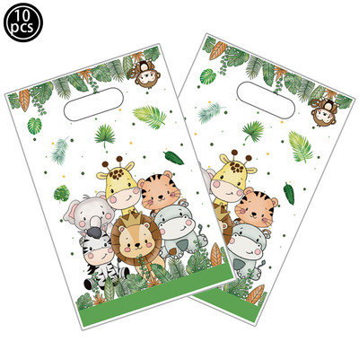 Baby Shower Safari Jungle Animals Θέμα Cupcake Toppers Forest Θέμα για πάρτι γενεθλίων για παιδιά και ενήλικες Διακόσμηση πάρτι