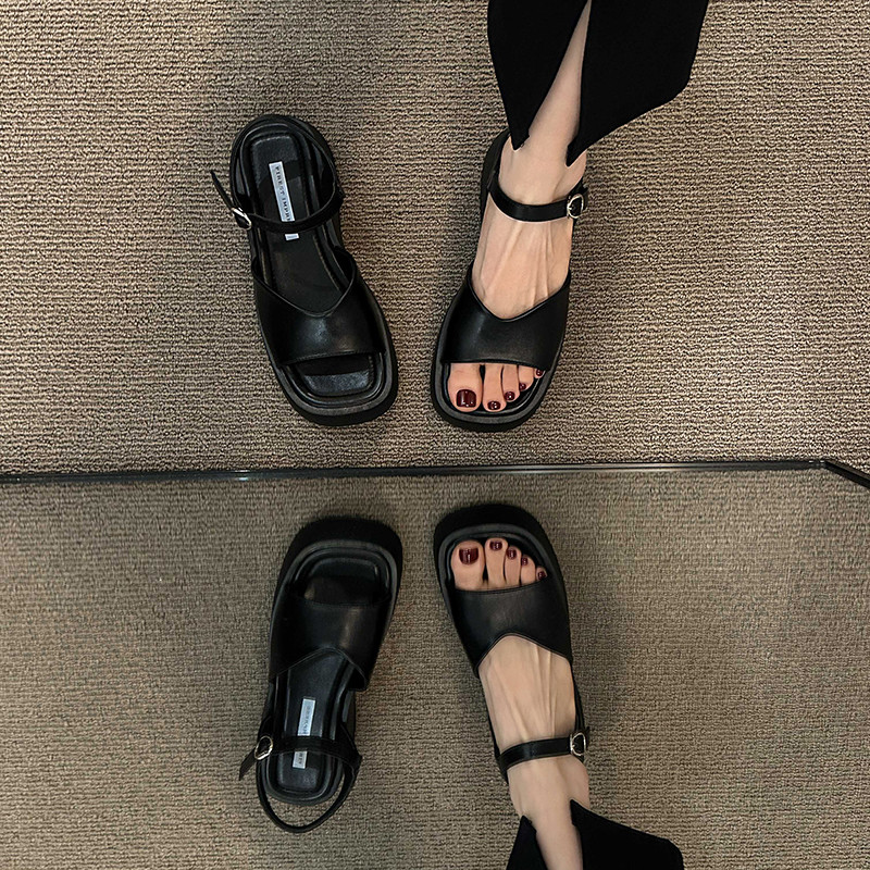 Γυναικεία Σανδάλια Σχεδιαστής Μόδας Μαλακό πάνελ Γυναικεία Comfort Flat ανοιχτά παπούτσια παραλίας Γυναικεία σανδάλια πλατφόρμας Zapatos Mujer