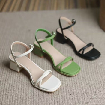 Дамски модни дизайнерски сандали на висок ток Летни луксозни дамски секси банкетни елегантни гладиаторски сандали Zapatos De Mujer
