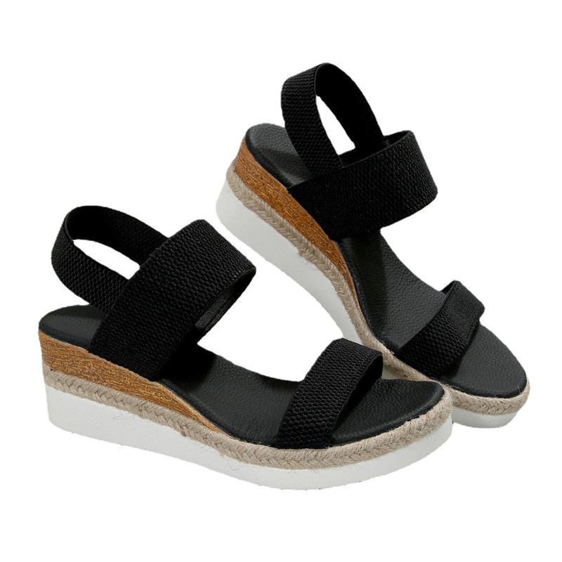 Sieviešu apavi 2023. g. Mode Gladiator Sieviešu sandales Vasaras Kleita Sandales Sieviešu kurpes Sieviešu sandales ar platformu