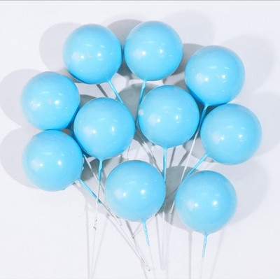 10 vnt. torto apmušalas auksinis sidabrinis rutulys su gimtadieniu torto kepurėlė „pasidaryk pats“ keksiukų vėliavėlė Vestuvių dekoras Kalėdų rutulio gimtadienio papuošimas