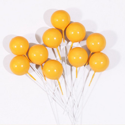 10 vnt. torto apmušalas auksinis sidabrinis rutulys su gimtadieniu torto kepurėlė „pasidaryk pats“ keksiukų vėliavėlė Vestuvių dekoras Kalėdų rutulio gimtadienio papuošimas