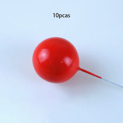 10 vnt. torto apmušalas auksinis sidabrinis rutulys su gimtadieniu torto kepurėlė „pasidaryk pats“ keksiukų vėliavėlė Vestuvių dekoras Kalėdų rutulio gimtadienio papuošimas