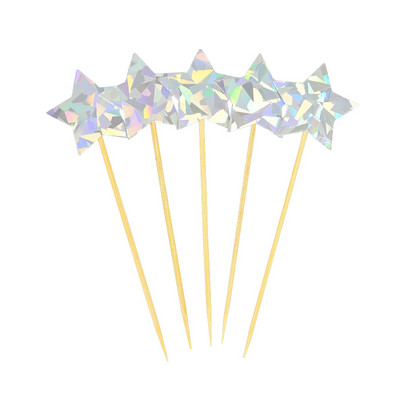 20 buc. Topper pentru tort cu sclipici La mulți ani, cu focuri de artificii colorate, cu ciucuri, pentru cupcake, pentru nunta, pentru baby shower, pentru coacere, pentru desert, pentru decor de tort