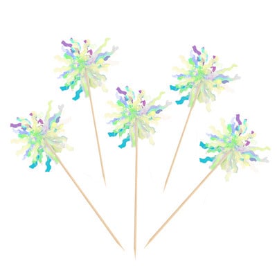 20 buc. Topper pentru tort cu sclipici La mulți ani, cu focuri de artificii colorate, cu ciucuri, pentru cupcake, pentru nunta, pentru baby shower, pentru coacere, pentru desert, pentru decor de tort