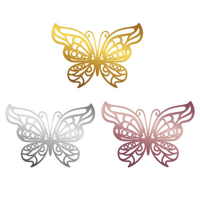 12 tk 3D Butterfly paberist sünnipäevakoogi katteplaadid Õõnesküpsetuskoogipealsed Kodukaunistused Kleebised Seinakunst Pulmapeo kaunistus