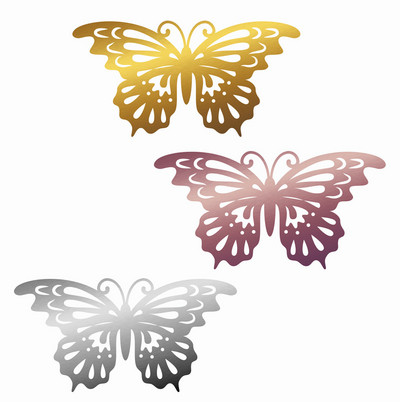 12 tk 3D Butterfly paberist sünnipäevakoogi katteplaadid Õõnesküpsetuskoogipealsed Kodukaunistused Kleebised Seinakunst Pulmapeo kaunistus