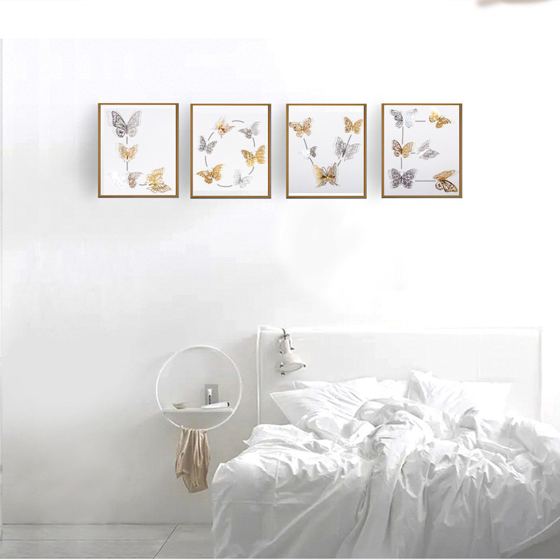 12 tk 3D Butterfly paberist sünnipäevakoogi katteplaadid Õõnesküpsetuskoogipealsed Kodukaunistused Kleebised Seinakunst Pulmapeo kaunistus