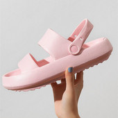 COSMAGIC jaunas vasaras EVA sandales ikdienas pludmales sievietēm ārpusē, neslīdošs vīriešiem, mīksta zole iekštelpu sandalijas apavi