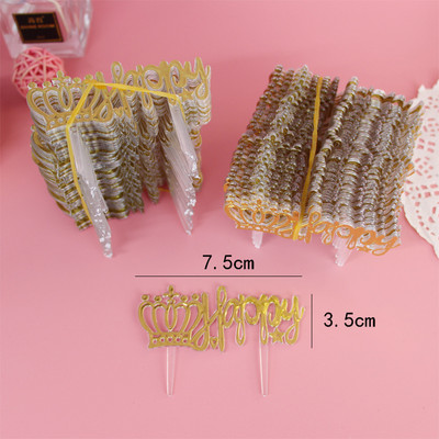 10 vnt. 33 stilių torto puošmena Akrilinis torto apmušalas su gimtadieniu tortų apmušalai gimtadienio vakarėliui desertų keksiukų dekoravimui