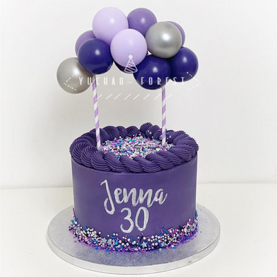 10 gab. 5 collu balonu kūkas virsma Metāla konfeti bumbiņas mākoņa forma dzimšanas dienas bērnu dušai kāzu ballīšu dekorēšanai.