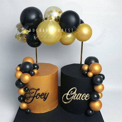 10 gab. 5 collu balonu kūkas virsma Metāla konfeti bumbiņas mākoņa forma dzimšanas dienas bērnu dušai kāzu ballīšu dekorēšanai.