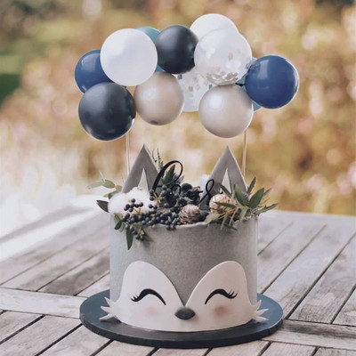 10 gab. 5 collu balonu kūkas virsma Metāla konfeti bumbiņas mākoņa forma dzimšanas dienas bērnu dušai kāzu ballīšu dekorēšanai.