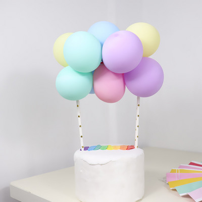 10 gab. 5 collu balonu kūkas virsma Metāla konfeti bumbiņas mākoņa forma dzimšanas dienas bērnu dušai kāzu ballīšu dekorēšanai.