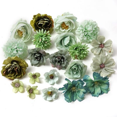 20/14 tk/partii Segakunstlilled Siidiroos Võltslill Kodukaunistuseks Pulmakaunistus DIY käsitöö Garland Kingitarvikud