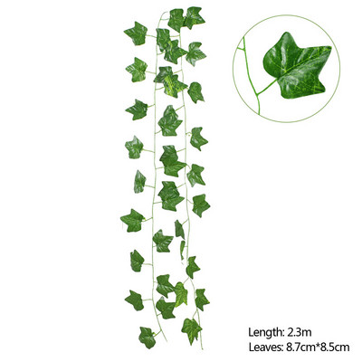 180 cm viltus efejas visterijas ziedi mākslīgo augu vīnogulāju vītne istabas dārza dekorēšanai kāzu arka, bērnu duša, ziedu dekors
