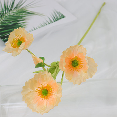 Kunstlilled Mooni siidlilled Pika varrega majapidamine Aialaud Pulmad DIY Peo Pulma Pruudikimbu Kaunistus