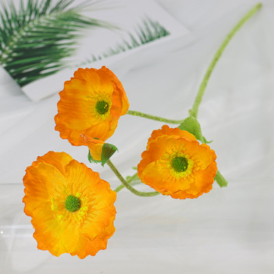 Kunstlilled Mooni siidlilled Pika varrega majapidamine Aialaud Pulmad DIY Peo Pulma Pruudikimbu Kaunistus