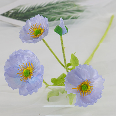 Kunstlilled Mooni siidlilled Pika varrega majapidamine Aialaud Pulmad DIY Peo Pulma Pruudikimbu Kaunistus