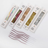 6 buc. Lumânări curbate pentru tort Zi de naștere Baby Shower Sex Reveal Cupcake Decorare Lumânări Toppers Articole decorative pentru petrecerea de nuntă