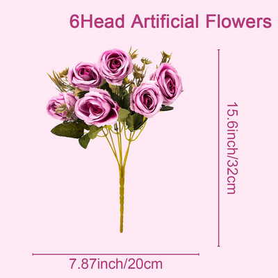 1PC Τεχνητά Λουλούδια Real Touch Artificial Moth Orchid Butterfly Orchid Peony Daisy For Home Table Wedding Festival Decoration