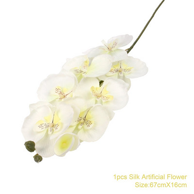 1PC Τεχνητά Λουλούδια Real Touch Artificial Moth Orchid Butterfly Orchid Peony Daisy For Home Table Wedding Festival Decoration