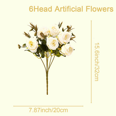 1PC Τεχνητά Λουλούδια Real Touch Artificial Moth Orchid Butterfly Orchid Peony Daisy For Home Table Wedding Festival Decoration