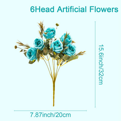 1PC Τεχνητά Λουλούδια Real Touch Artificial Moth Orchid Butterfly Orchid Peony Daisy For Home Table Wedding Festival Decoration