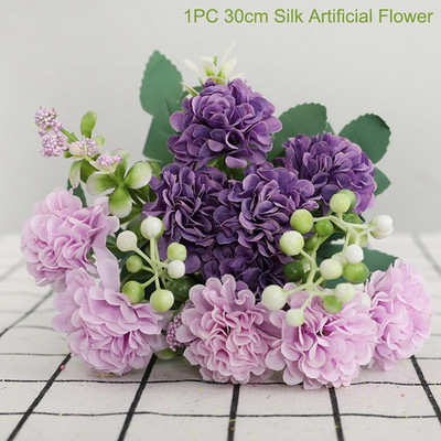 1PC Τεχνητά Λουλούδια Real Touch Artificial Moth Orchid Butterfly Orchid Peony Daisy For Home Table Wedding Festival Decoration