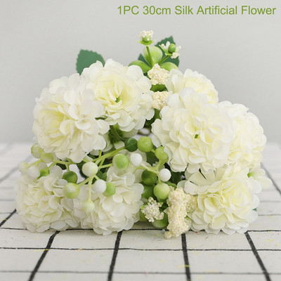 1PC Τεχνητά Λουλούδια Real Touch Artificial Moth Orchid Butterfly Orchid Peony Daisy For Home Table Wedding Festival Decoration
