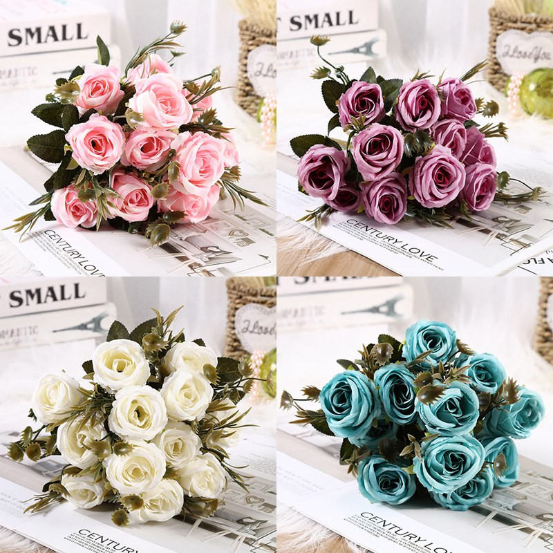 1PC Τεχνητά Λουλούδια Real Touch Artificial Moth Orchid Butterfly Orchid Peony Daisy For Home Table Wedding Festival Decoration